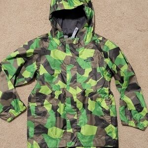 The North Face Camouflage Rain Jacket/Size 3T
